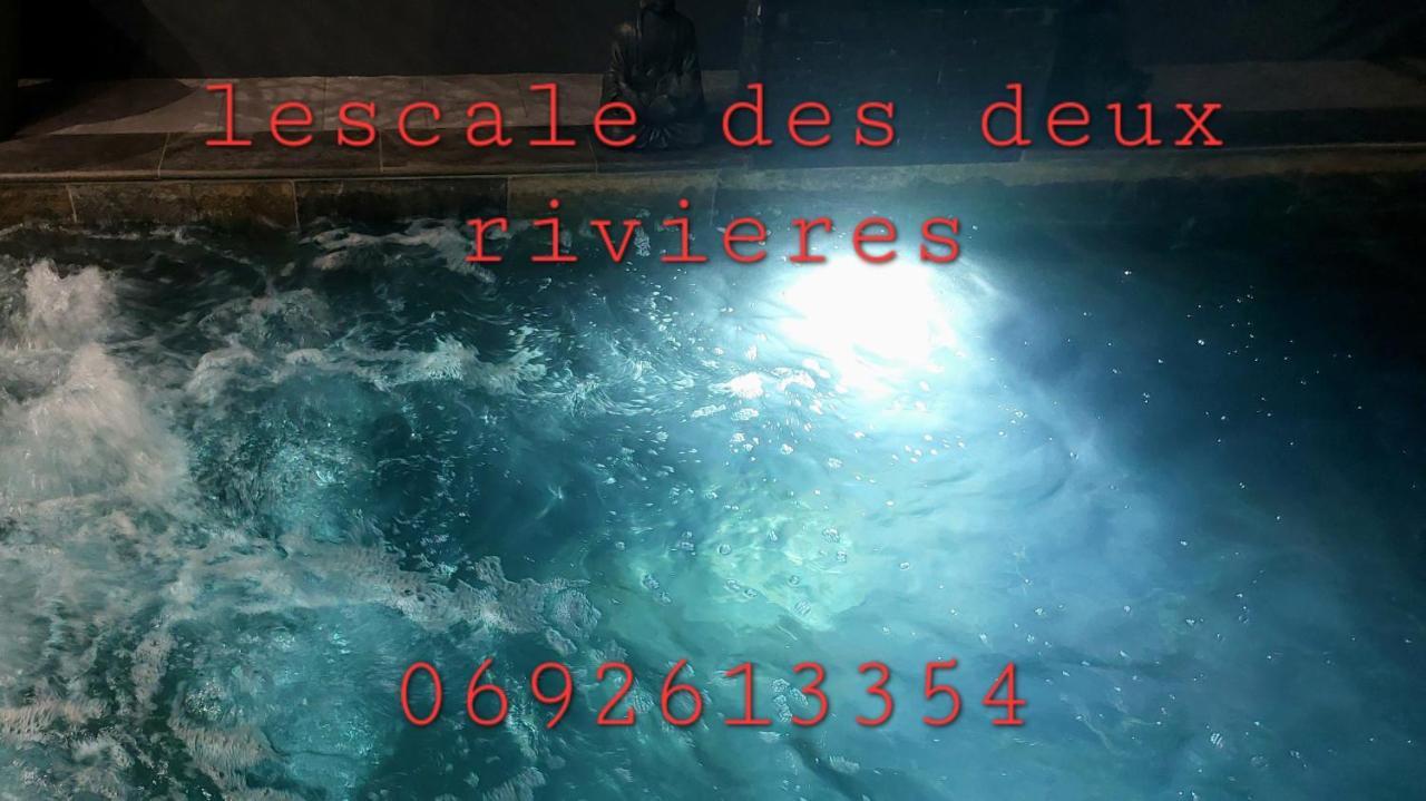 Villa L'escale des deux rivières Saint-Joseph Esterno foto